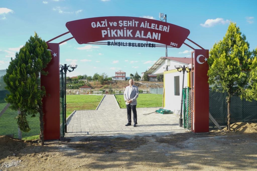 ŞEHİT VE GAZİ YAKINLARI İÇİN ÖZEL PİKNİK ALANI 