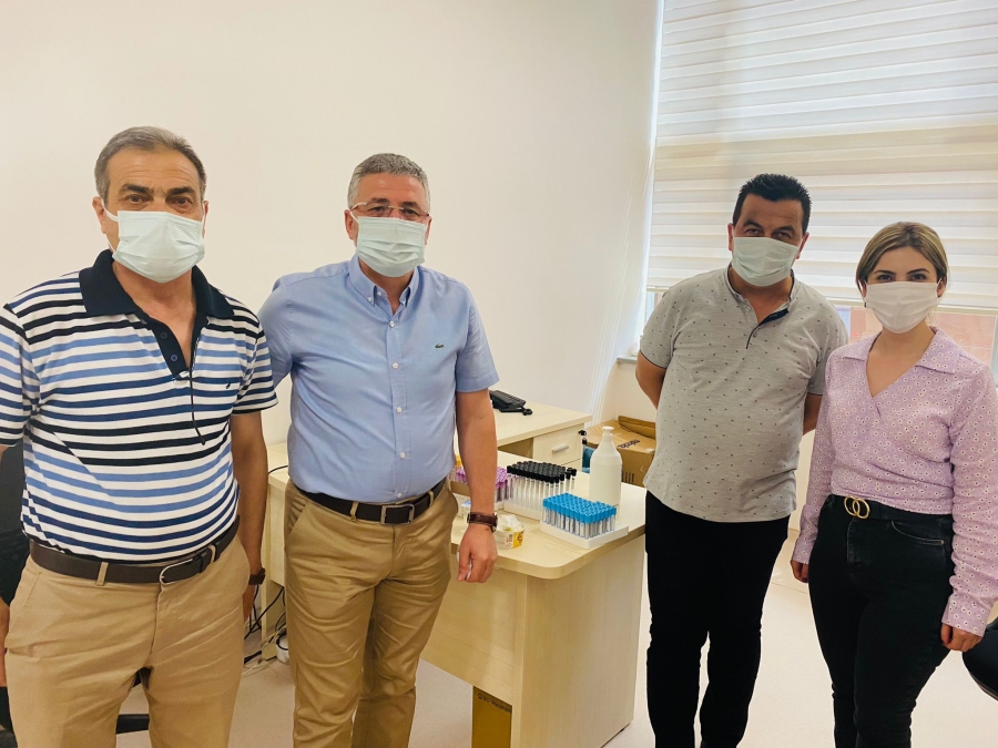 AKDOĞAN AŞILAMA BİRİMLERİNİ ZİYARET ETTİ
