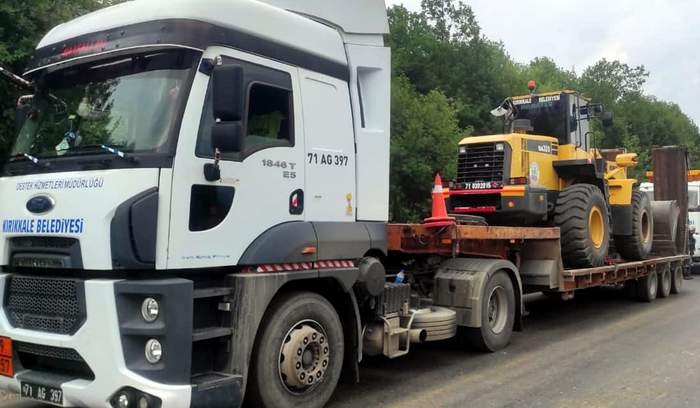 Kırıkkale Belediyesi ekipleri Kastamonu’da 