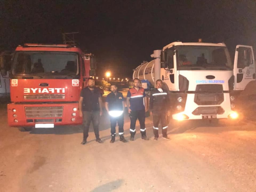 Bahşılı ekipleri afet bölgesinde