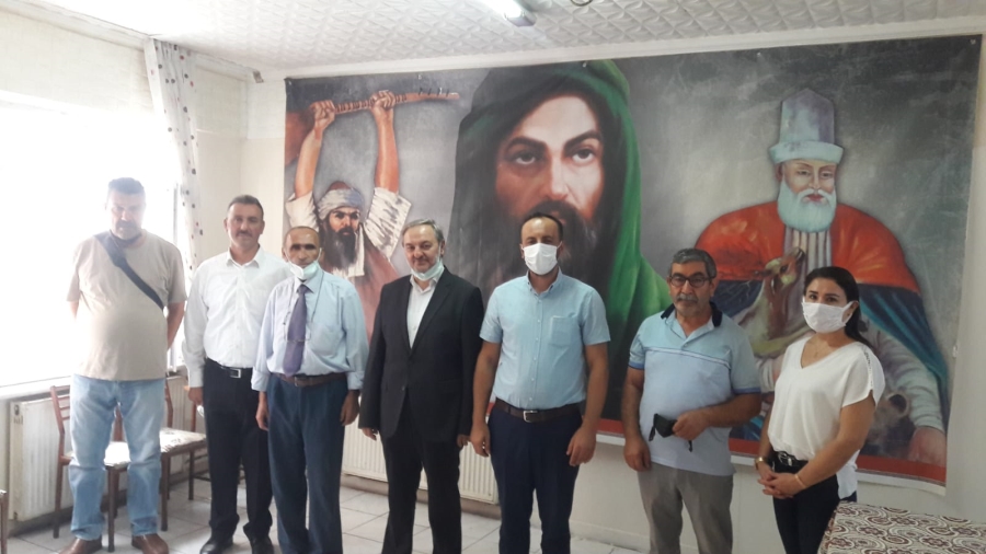 Alevi kültür derneğine anlamlı ziyaret 