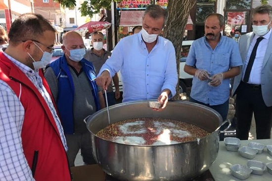 Keskin’de, aşure ikramı