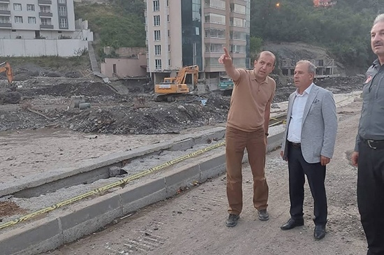 Koyuncu, afat bölgesinde incelemeler yaptı