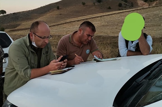 Kaçak avcılar ava giderken avlandı 