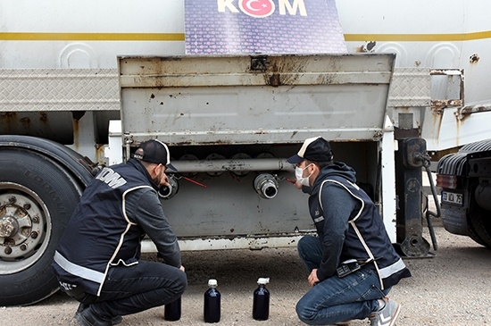 26 bin litre kaçak akaryakıt ele geçirildi