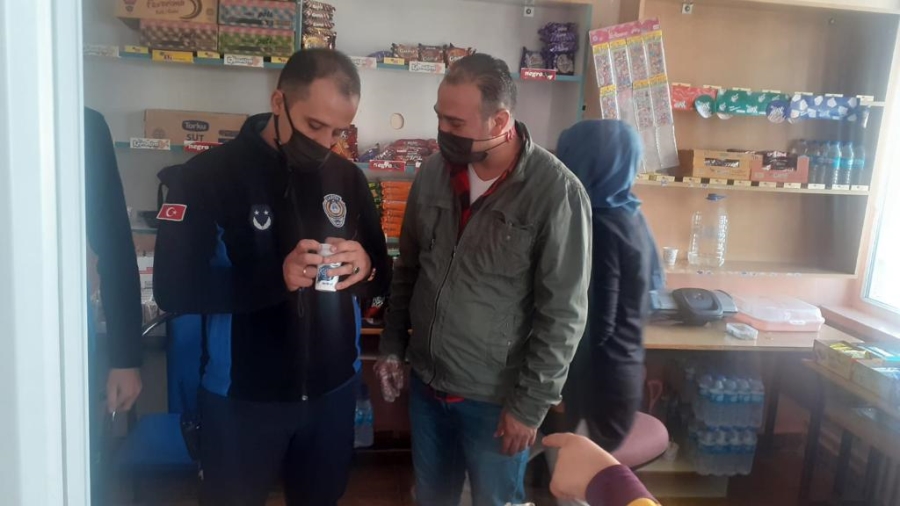 Zabıta ekiplerinden kantin denetimi