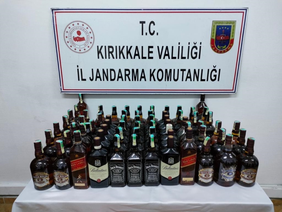 69 litre kaçak içki ele geçirildi