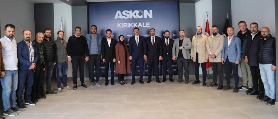 VALİ TEKBIYIKOĞLU ASKON KIRIKKALE ŞUBESİNİ ZİYARET ETTİ