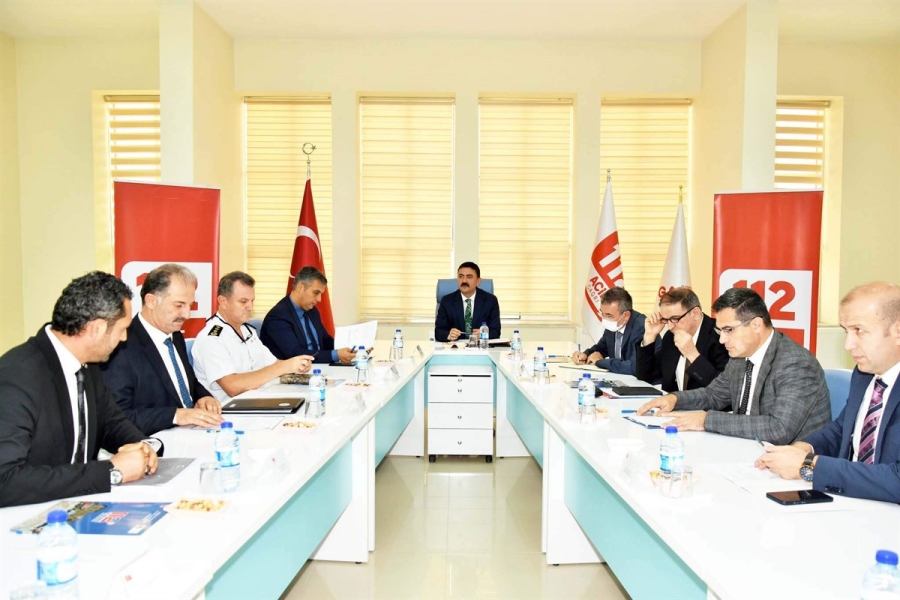 112 Acil Çağrı Merkezi Koordinasyon Toplantısı Düzenlendi