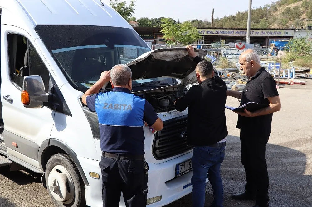 Kırıkkale Belediyesinden Okul Servislerine Sıkı Denetim