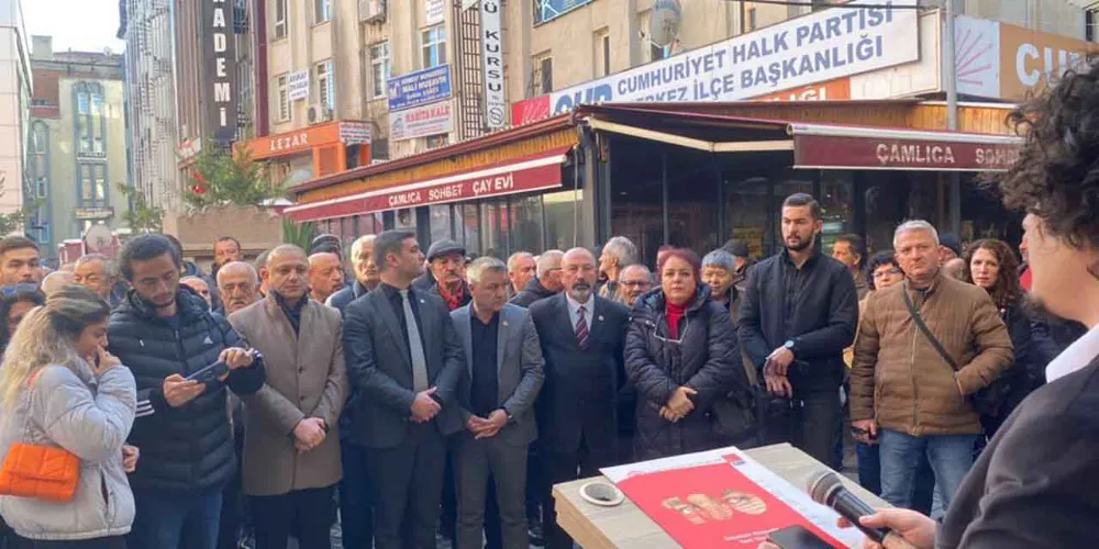 CHP İL BAŞKANLIĞI TERÖRÜ LANETLEDİ