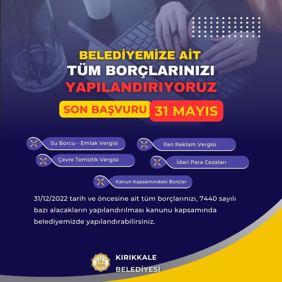 Yapılandırmada Son Gün 31 Mayıs 