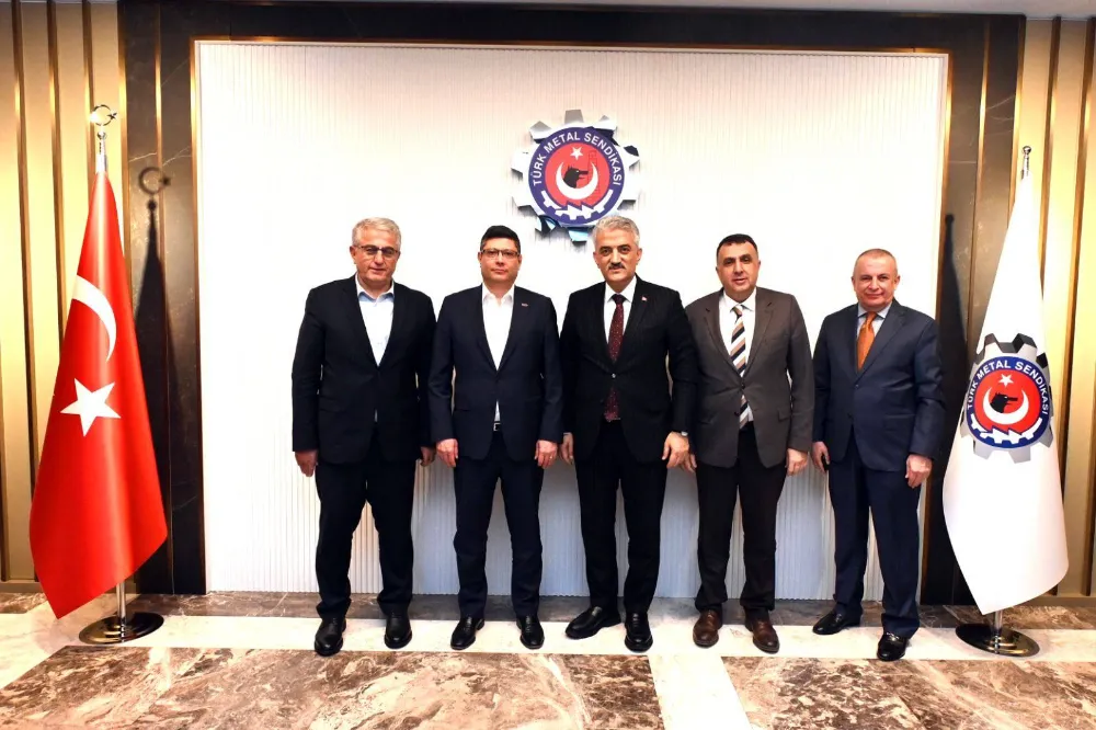 Vali Makas, Türk Metal Sendikasını Ziyaret Etti