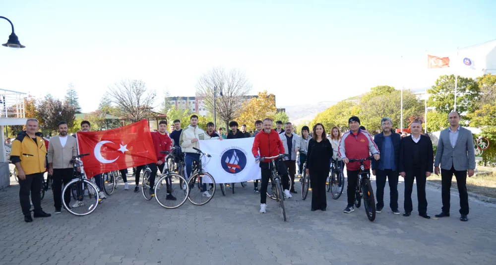 Kırıkkale Üniversitesi’nde Pedallar Cumhuriyet İçin Çevrildi