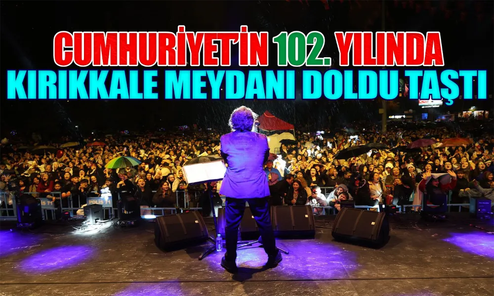 Fettah Can Kırıkkale’de Sahne Aldı, Meydanı Coşturdu