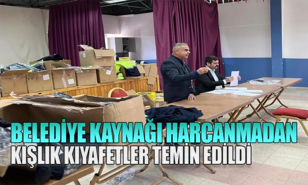 İşçilerin ve İtfaiyecilerin Yüzü Kışlık Kıyafetle Güldü