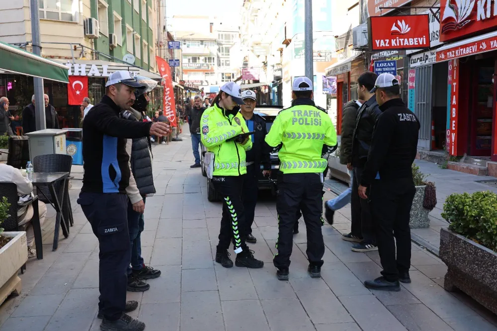 Kırıkkale’de Kaldırımı İşgal Edenlere Ceza Uyarısı