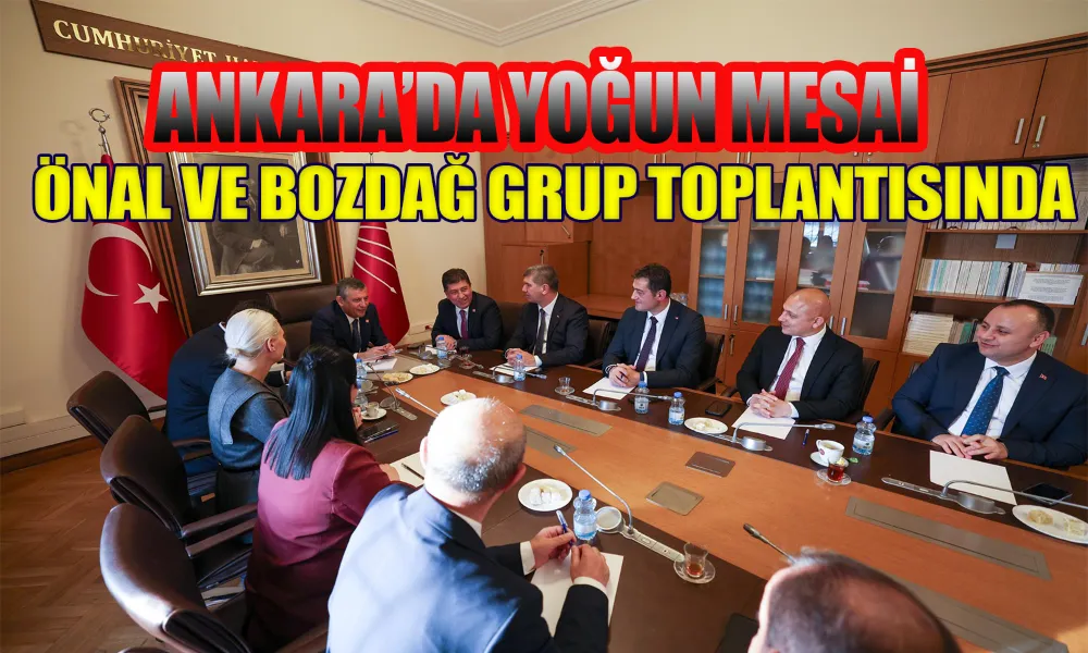 Önal ve Bozdağ, Özgür Özel’le Bir Araya Geldi