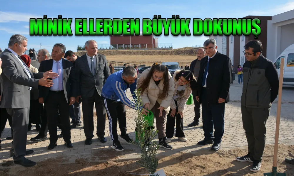 Özel Öğrencilerden 24 Kasım’a Anlamlı Fidan Dikimi