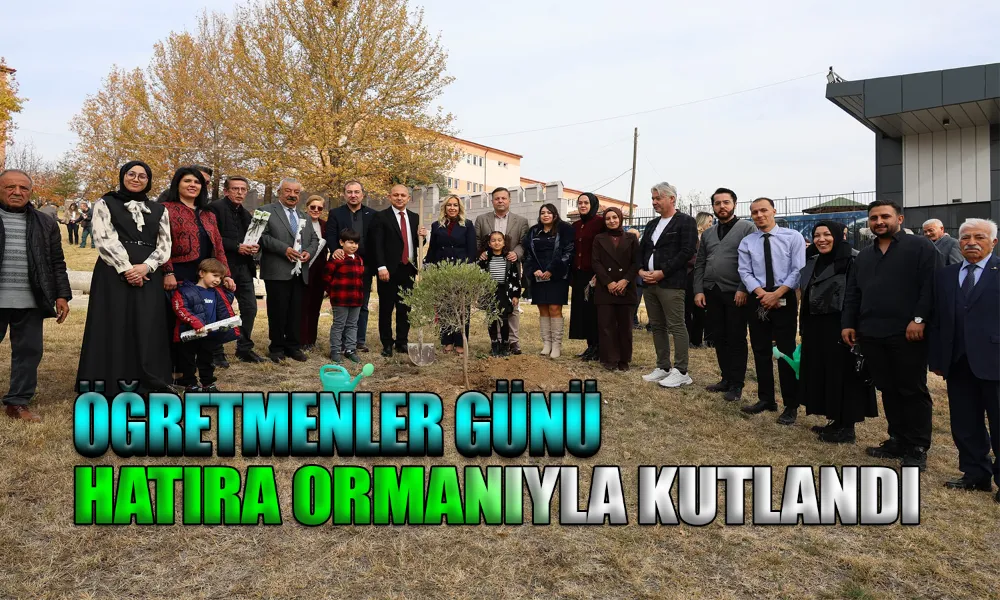 Kırıkkale’de Öğretmenler İçin Fidanlar Toprakla Buluşturuldu