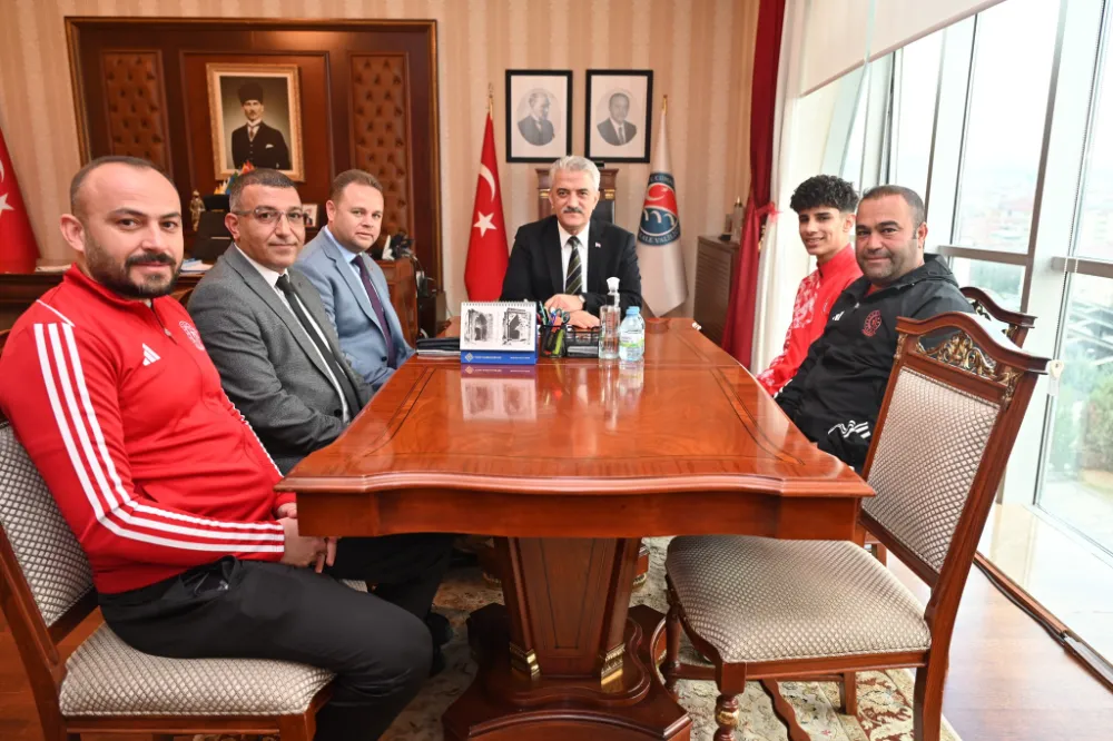 Kırıkkale’yi Gururlandıran Sporcu Vali Makas’la Buluştu