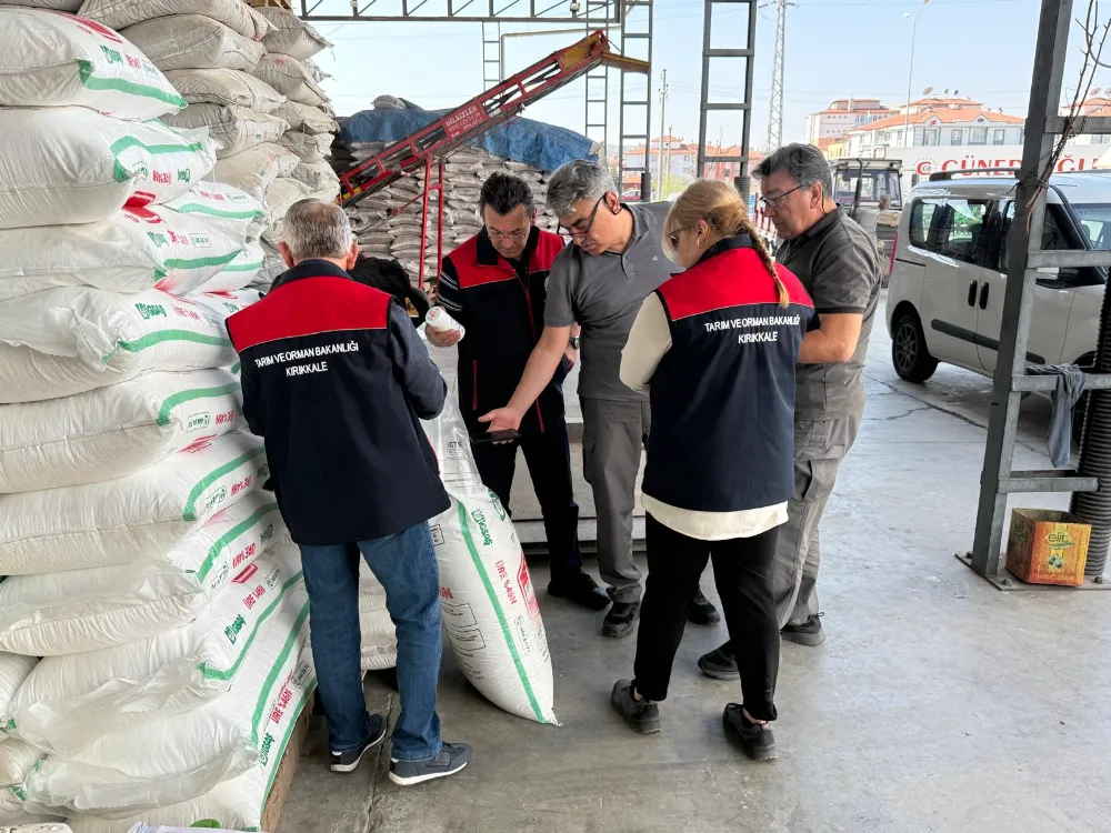 GÜBRE BAYİLERİ DENETLENDİ