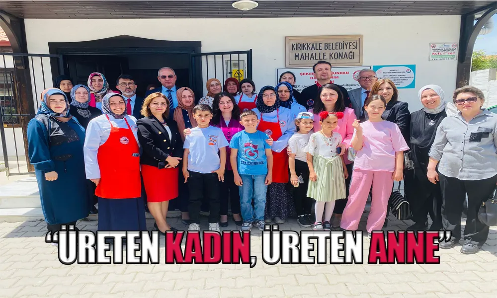 KALETEPE MAHALLE KONAĞINDA TOPLANDILAR