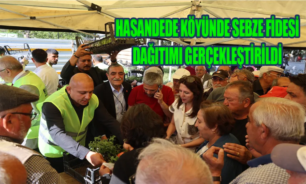 KIRIKKALE BELEDİYESİ FİDE DAĞITIMINA DEVAM EDİYOR
