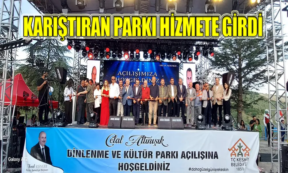 KARIŞTIRAN PARKI 25 YIL SONRA AÇILDI