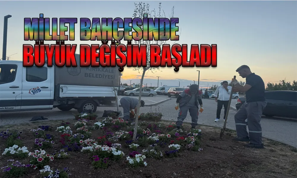 Millet Bahçesi’nde Doğa Canlanıyor