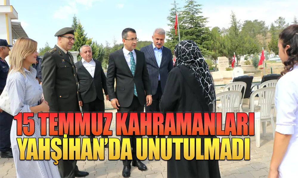 Yahşihan’da Şehitler Dualarla Anıldı