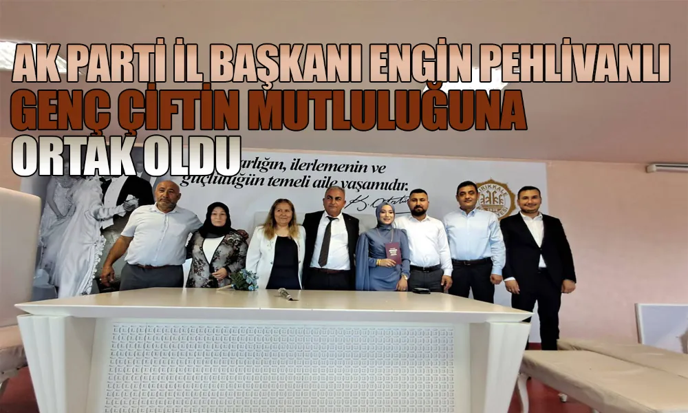Genç Çiftin Nikâhına Şahitlik Etti