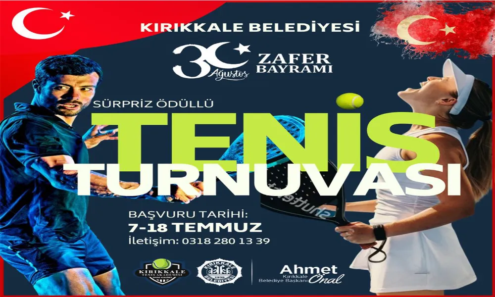 Kırıkkale’de Tenis Heyecanı Başlıyor