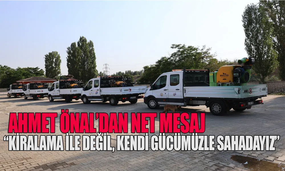 İlaçlama Artık Kiralık Değil, Belediyenin Kendi Araçlarıyla Yapılıyor