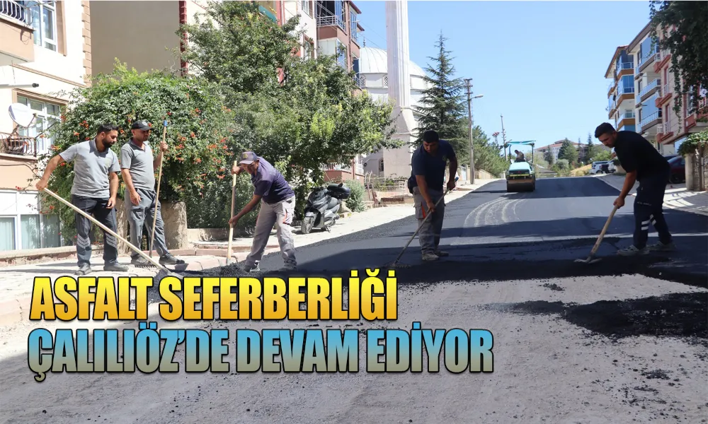 Çallıöz’de Yol Mesaisi