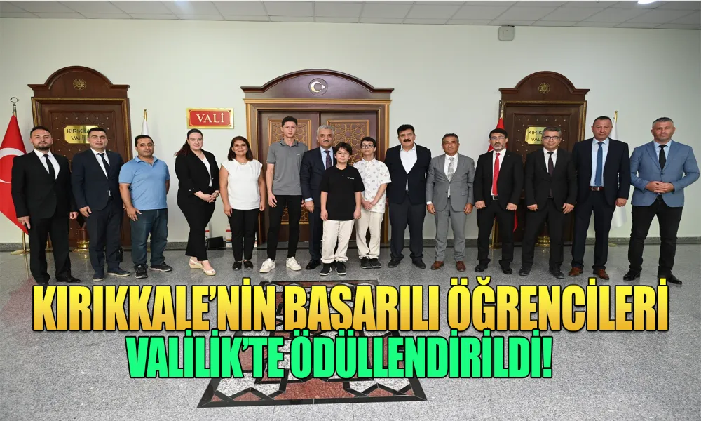 LGS Yıldızları Valilik Makamında