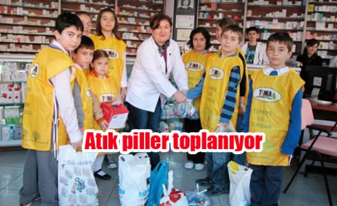 158 TON ATIK PİL TOPLANDI