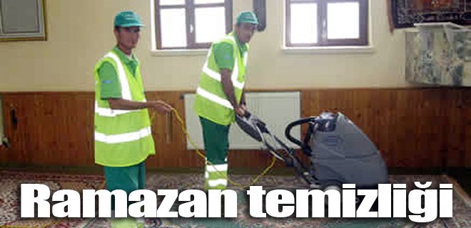 Camilere Ramazan temizliği