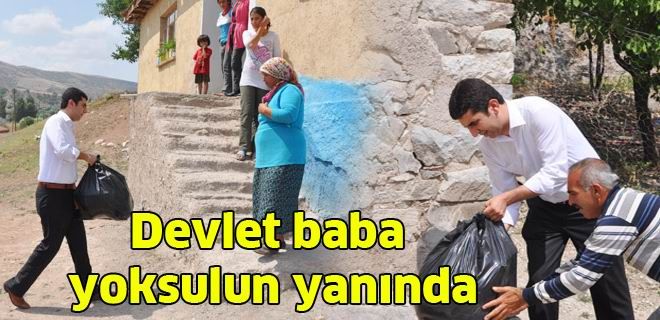 Devlet baba yoksulun yanında 