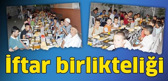 Yaz Kuran kursu öğrencileri iftarda buluştu