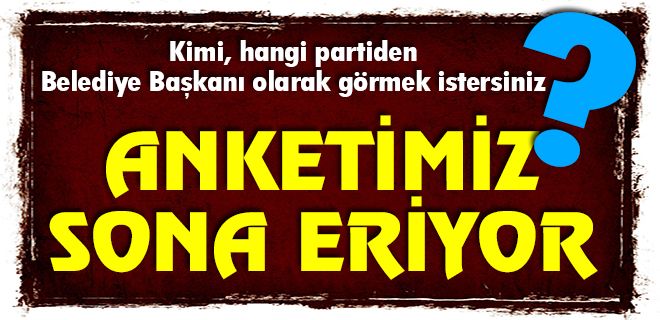 Anketimiz sona eriyor