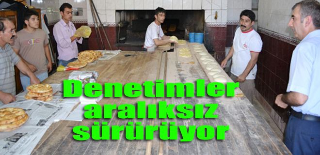 Denetimler aralıksız sürüyor