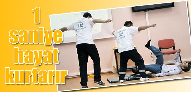 Bir saniye hayat kurtarır