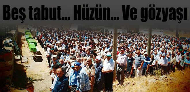 Kaza kurbanları defnedildi