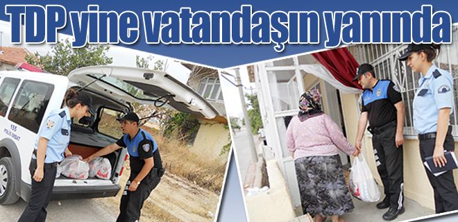 Toplum Destekli Polis`ten Ramazan Yardımı