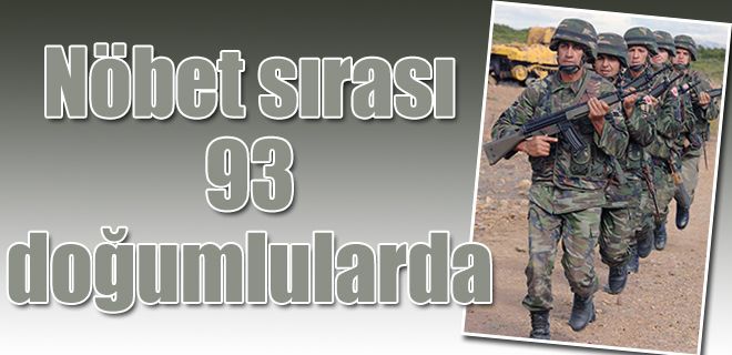 93 doğumlular asker yolcusu