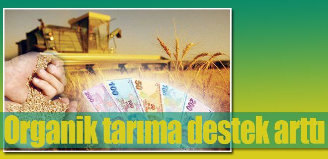 Organik tarım destekleme miktarı arttırıldı