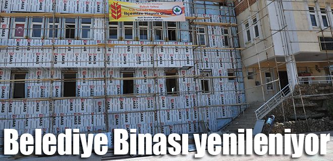 Bahşılı Belediye Binası Yenileniyor