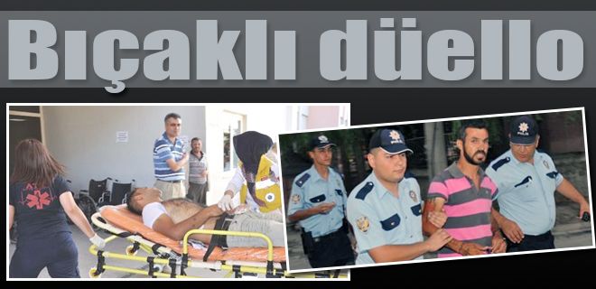 Bıçaklı düello 2 yaralı
