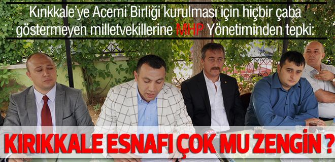 Kırıkkale esnafı çok mu zengin?